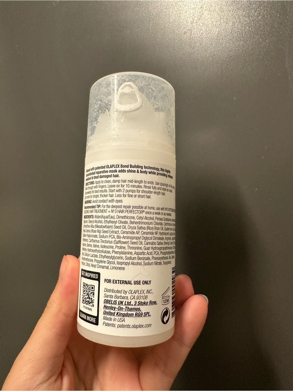 OLAPLEX No.8 Bond Intense Moisture Mask — White - Picture 2 of 2